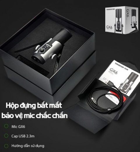 MIC THU ÂM TAKSTAR GX6 USB CHO STREAMER, GAME THỦ - GX6
